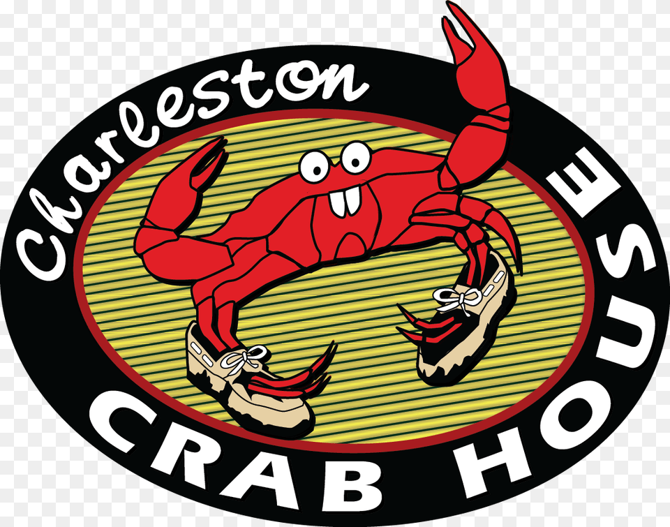 Crab Legs Charleston Crab House Logo, Food, Seafood, Animal, Sea Life Free Png Download