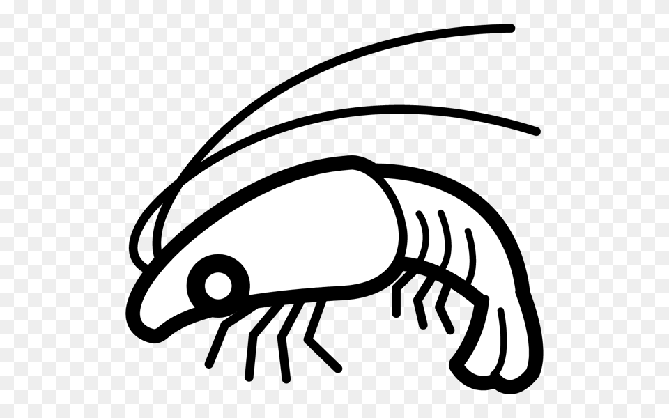 Crab Shrimp Black And White Seafood Clip Art, Stencil, Animal, Wildlife, Mammal Png