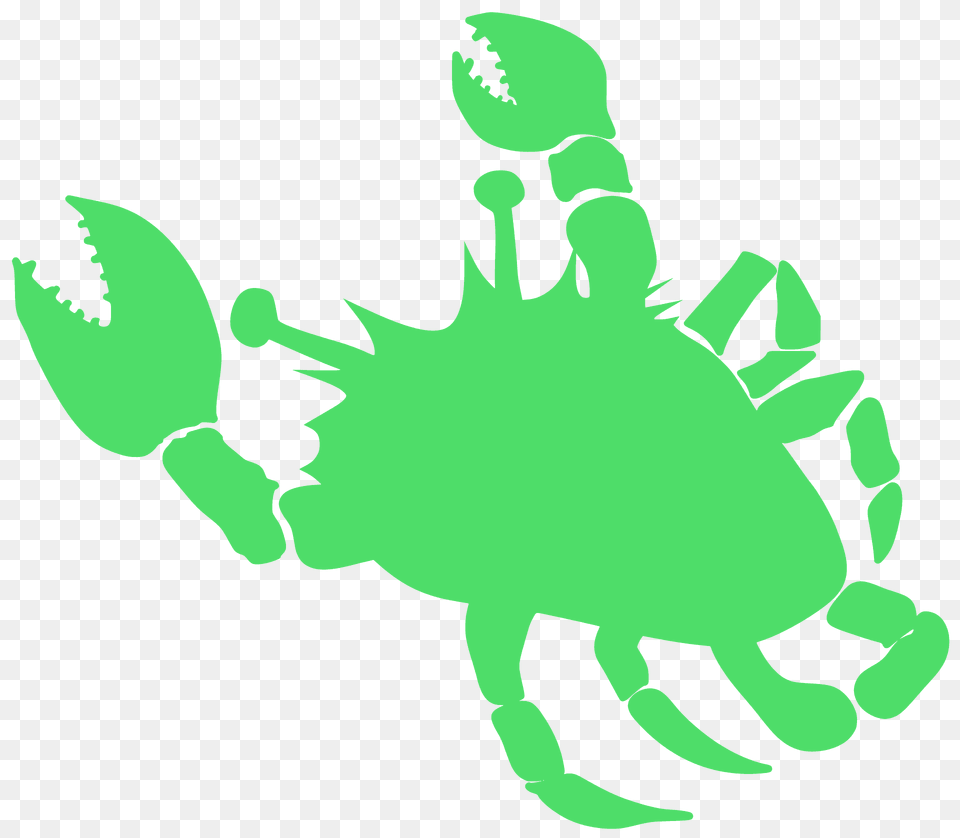 Crab Silhouette, Food, Seafood, Animal, Sea Life Free Png Download