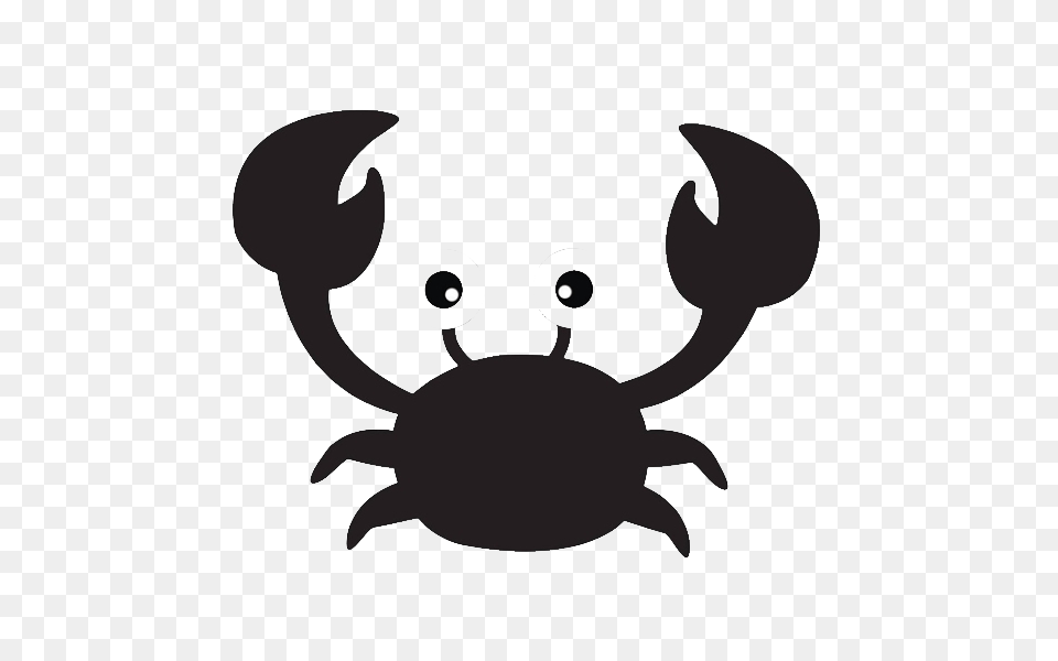 Crab Silhouette Scalable Vector Graphics Clip Art, Stencil, Seafood, Food, Sea Life Free Transparent Png