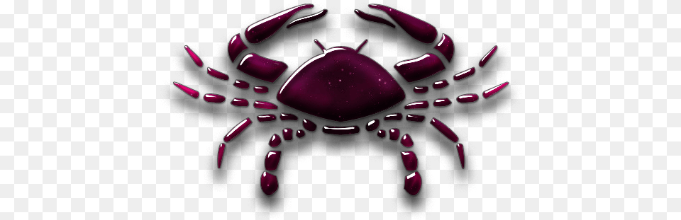 Crab Zodiac Icon Transparent Cancer Crab Symbol, Food, Seafood, Animal, Invertebrate Png
