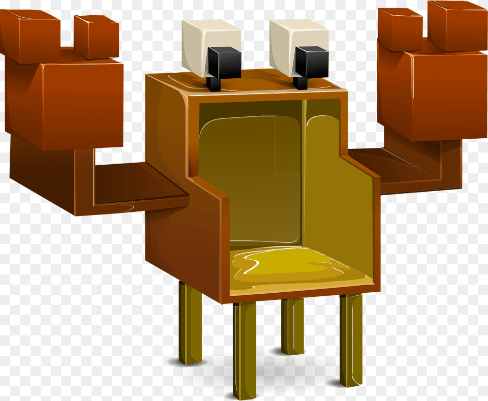 Crabl Like Fantasy Chair Clipart, Furniture, Box Png