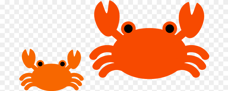 Crabs Animal Clipart Download Creazilla Crab, Food, Seafood, Invertebrate, Sea Life Free Transparent Png