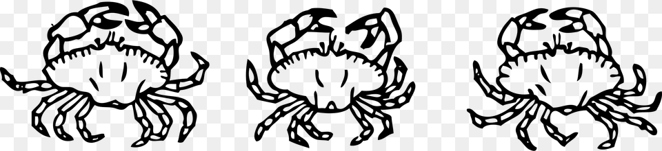 Crabs Download 8 Crabs Clipart Black And White, Gray Free Transparent Png