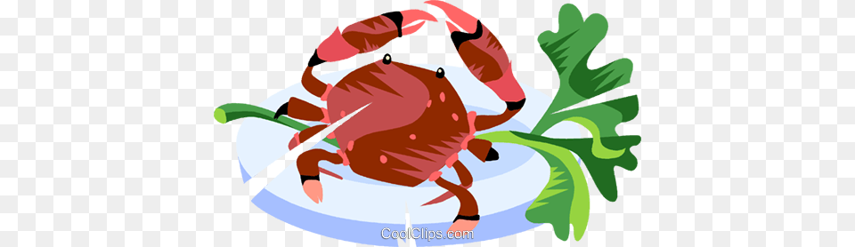 Crabs Royalty Vector Clip Art Illustration, Food, Seafood, Animal, Crab Free Transparent Png