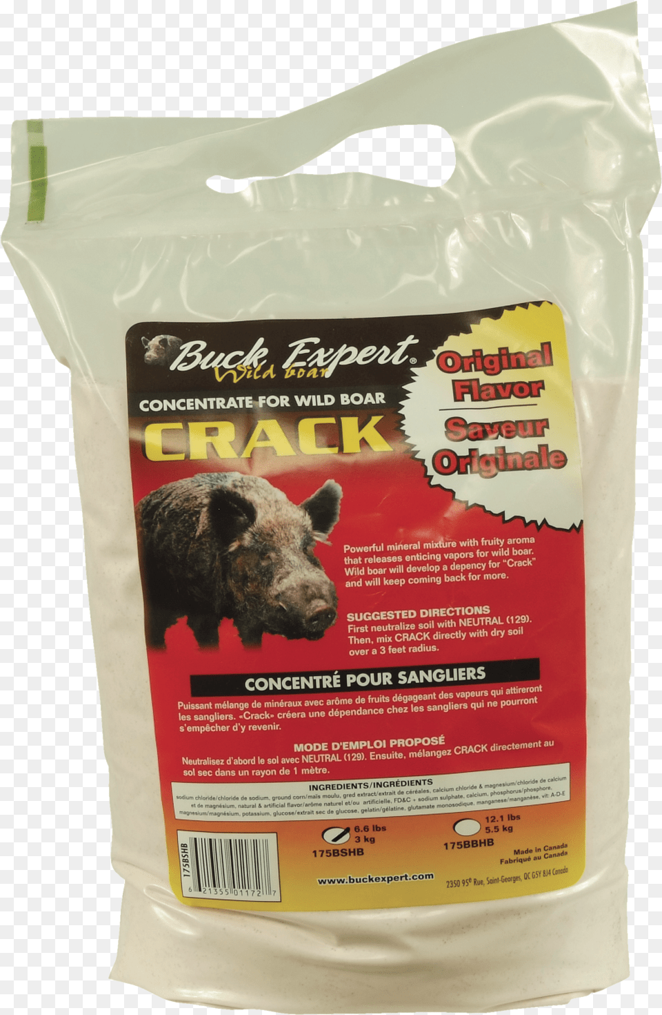 Crack Fruity Wild Boar Activateur Pour Salines Attract Pour Orignal Buck, Animal, Mammal, Pig, Bag Free Png