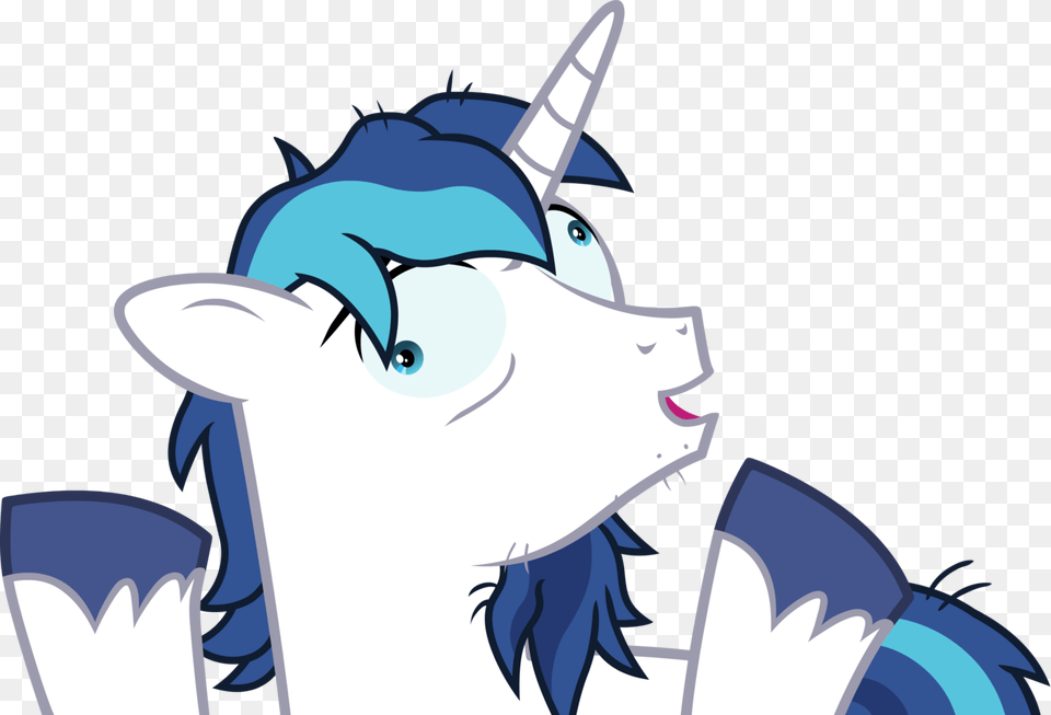 Cracked Armor Derp Faic Messy Mane Shining Armor Never Better, Animal, Fish, Sea Life, Shark Free Png Download