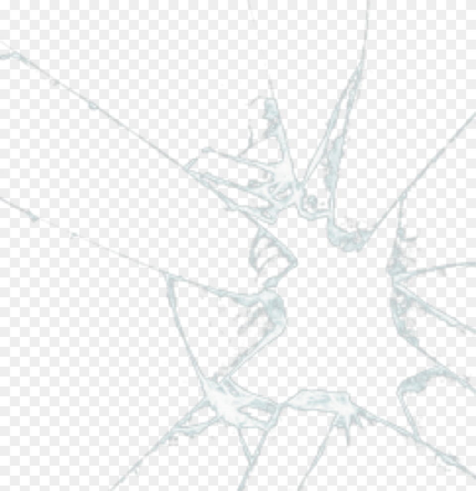 Cracked Drawing Glass Sketch Free Transparent Png