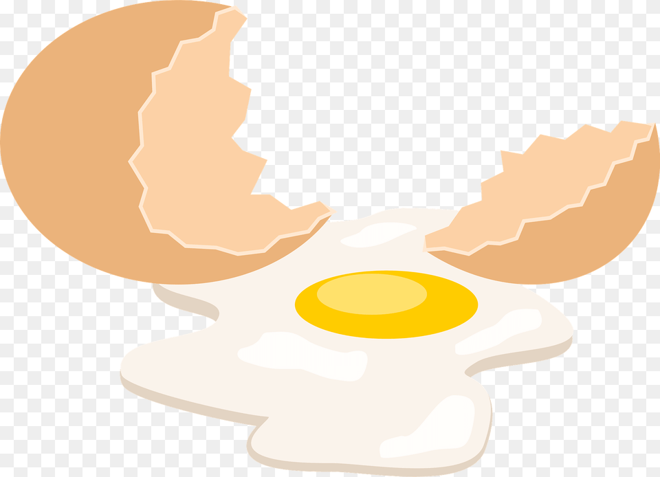 Cracked Egg Clipart, Food Png
