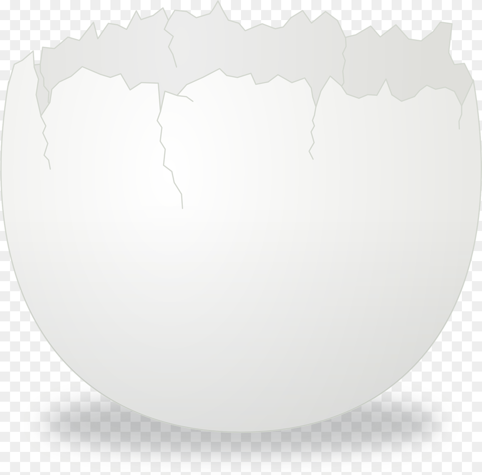 Cracked Egg Crack Egg Cartoon, Bowl, Pottery Png Image