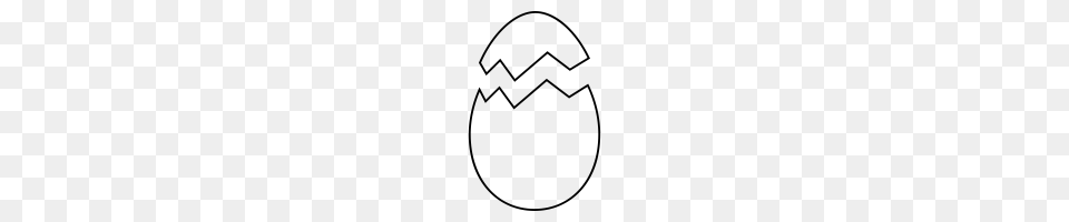 Cracked Egg Icons Noun Project, Gray Free Transparent Png