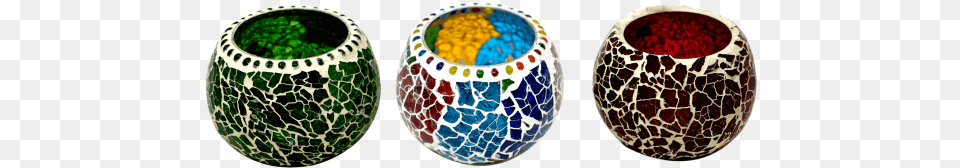 Cracked Glass Tealight Candle Holder 3 Inches Tealight, Art, Jar, Porcelain, Pottery Png Image