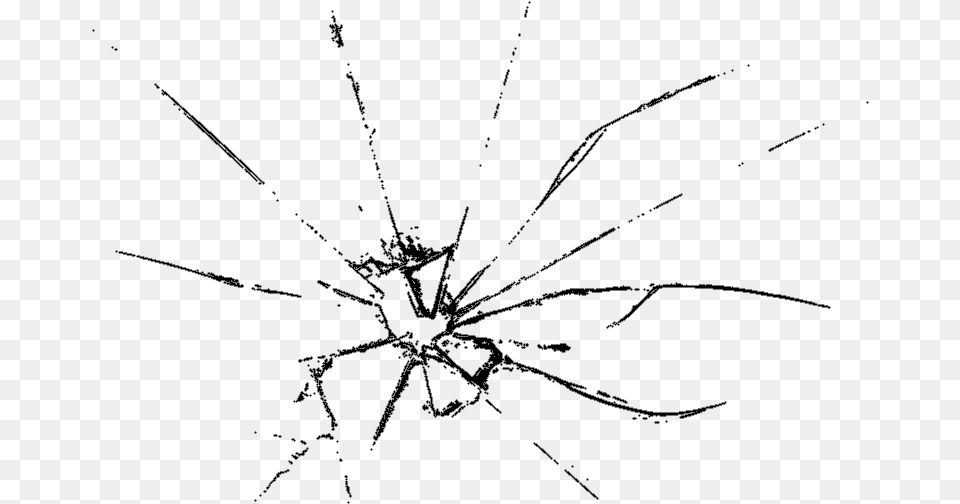 Cracked Glass Gray Free Transparent Png