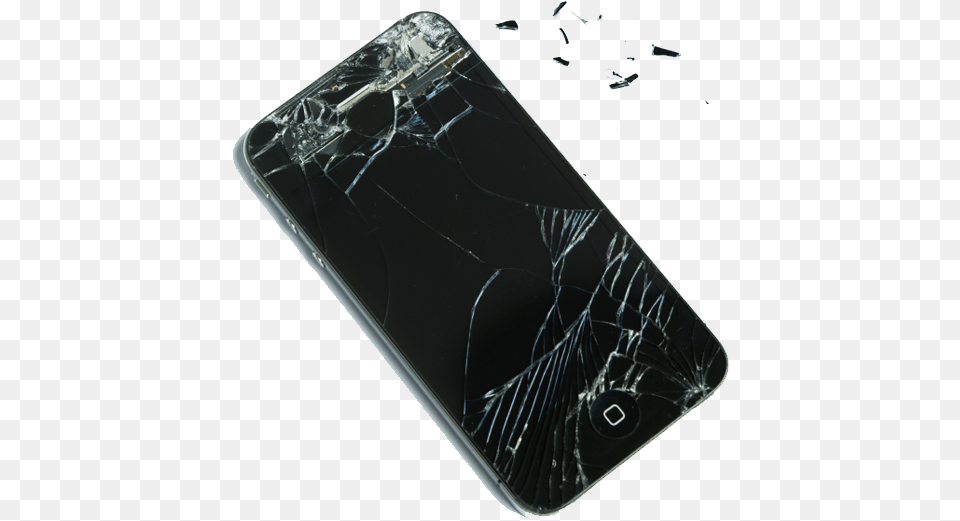 Cracked Iphone Glass Iphone Crack, Electronics, Mobile Phone, Phone, Ammunition Free Transparent Png