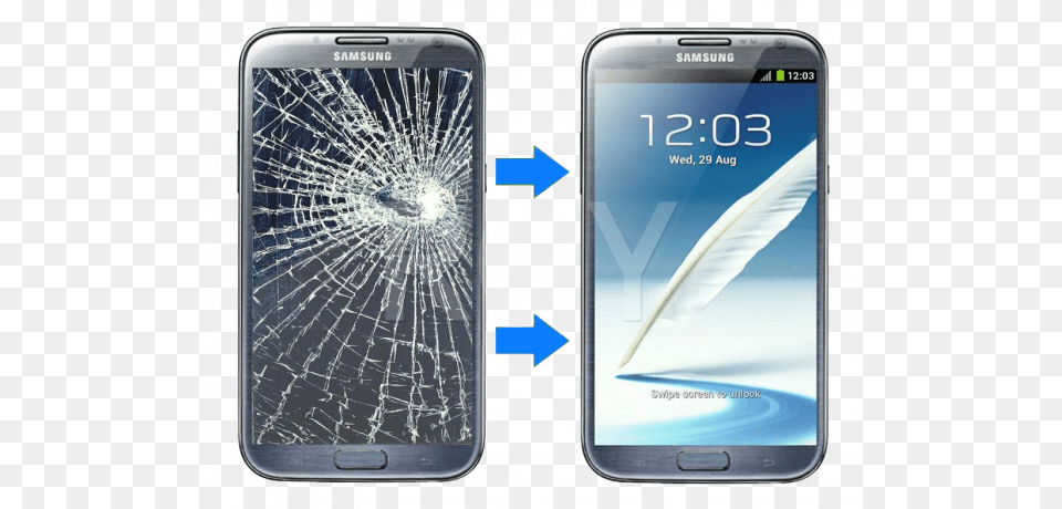 Cracked Phone Screen Screen Phone Repair, Electronics, Iphone, Mobile Phone Free Png Download