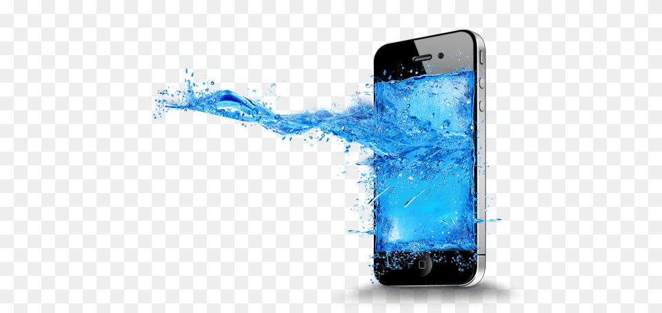 Cracked Phone Screen Water Damage Mobile Phone Water Damage Mobile, Electronics, Mobile Phone, Iphone Free Transparent Png