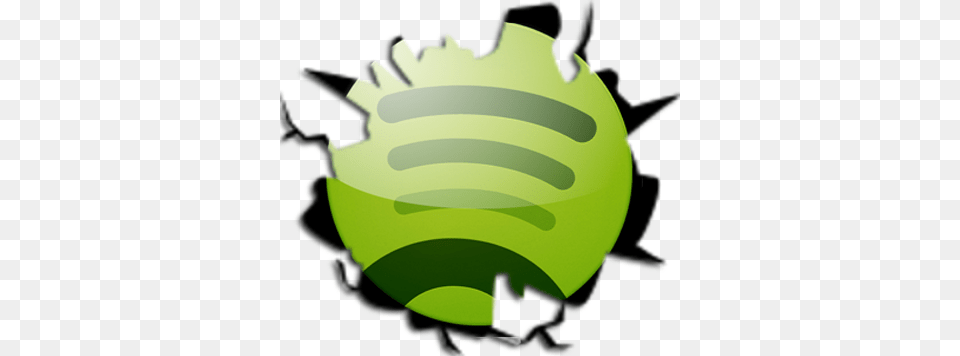 Cracked Spotify, Ball, Sphere, Sport, Tennis Free Png