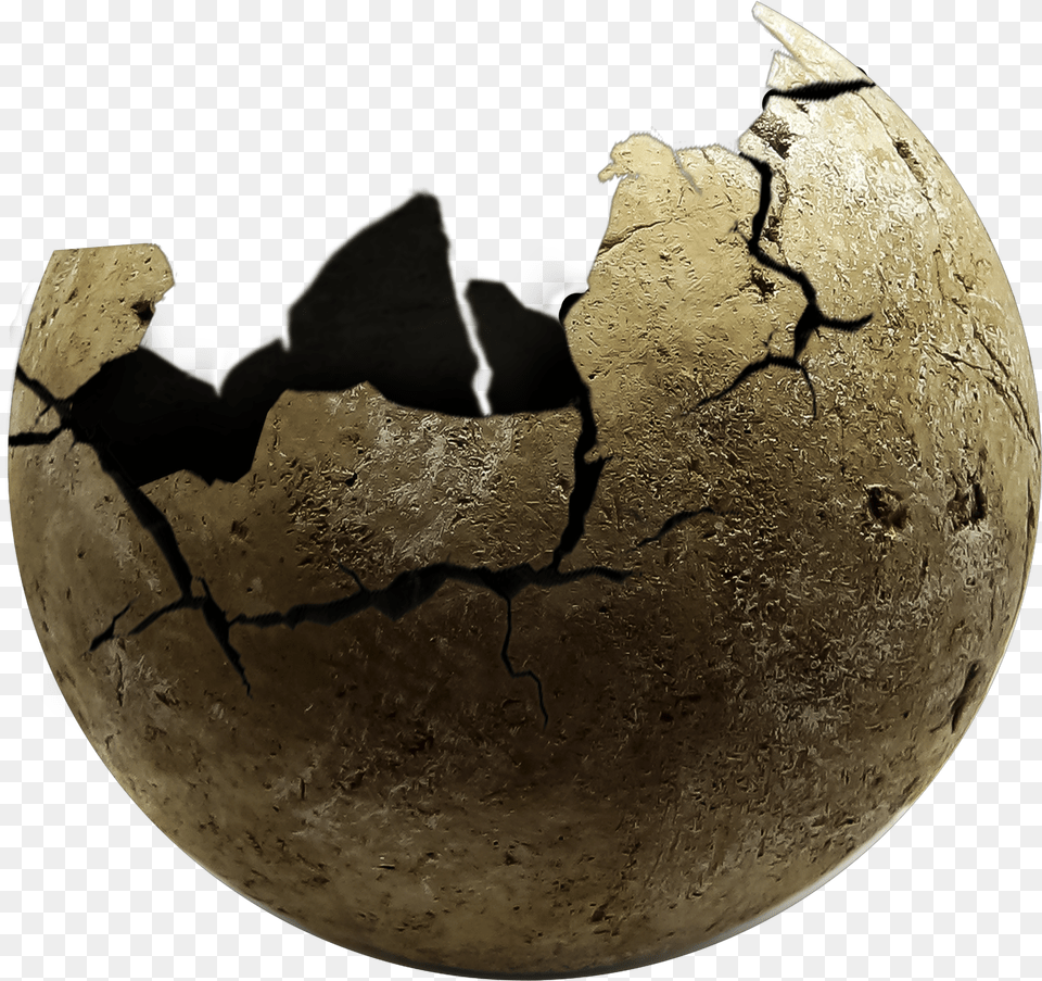 Cracked Stone Sphere Download Free Png