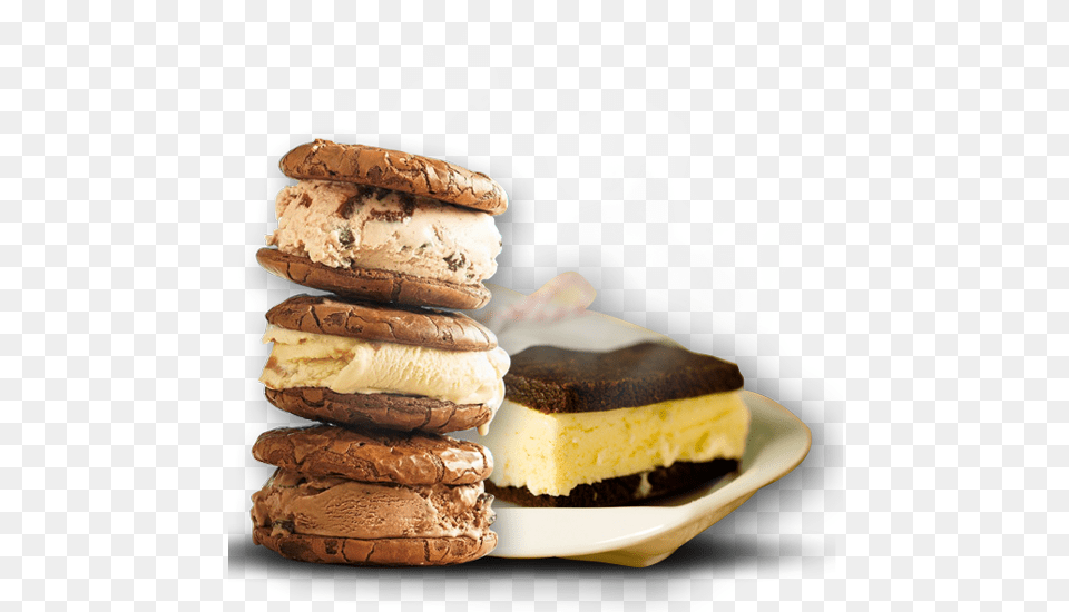 Cracker Clipart Square Biscuit Smoke Biscuit, Food, Cream, Dessert, Ice Cream Png Image