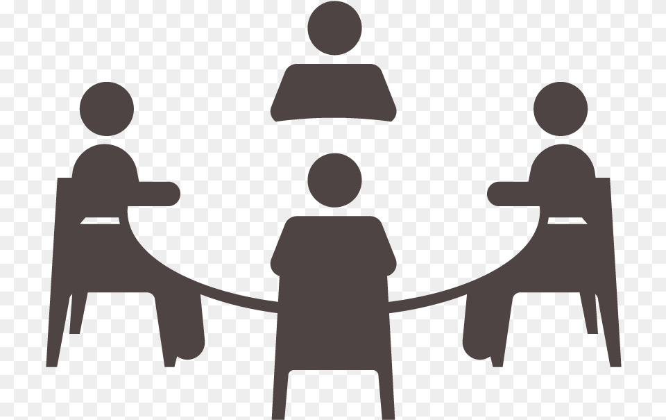 Cracking Group Tips Background Group Discussion Icon, People, Person, Silhouette, Crowd Free Transparent Png