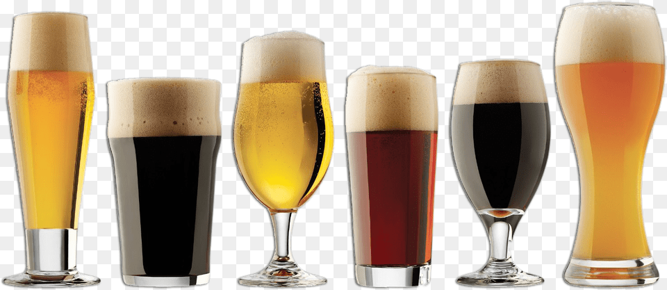 Craft Beer Glasses, Alcohol, Beverage, Glass, Lager Png Image