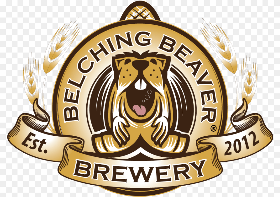 Craft Beer Logobelching Beaver Belching Beaver Brewery, Badge, Logo, Symbol, Emblem Png