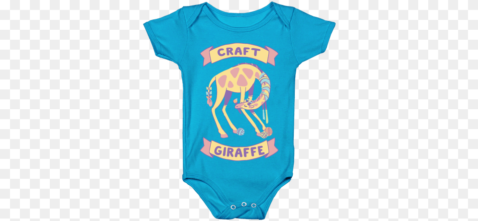Craft Giraffe Baby Onesy Star Trek Baby Cloth, Clothing, T-shirt, Shirt Png Image