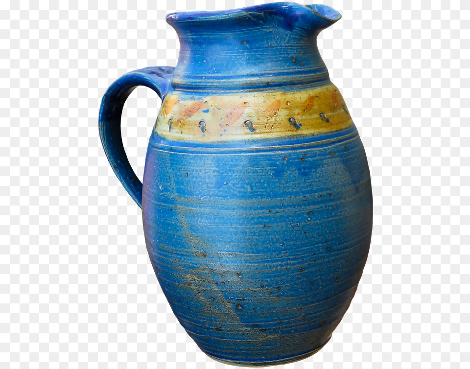 Craft Krug Sound Ceramic Pottery Isolated Ceramic, Jug, Water Jug, Jar, Cup Free Png Download