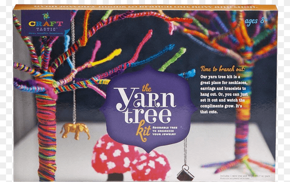 Craft Tastic Yarn Tree, Advertisement, Poster Png