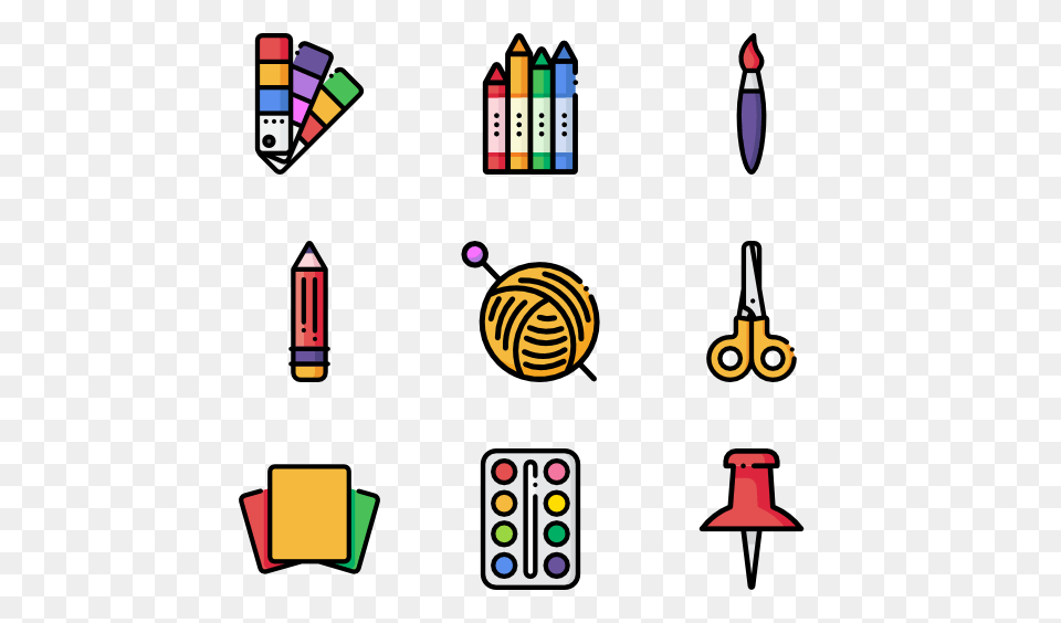 Craft Tools Icon Packs, Scissors, Blade, Dagger, Knife Free Png