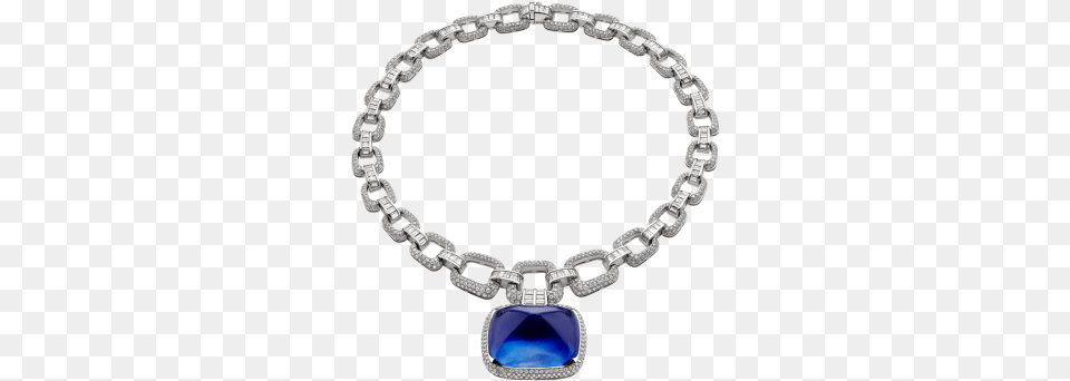 Crafted Around The Most Magnificent Sapphire And Sparkling Bulgari Festa, Accessories, Gemstone, Jewelry, Necklace Free Transparent Png