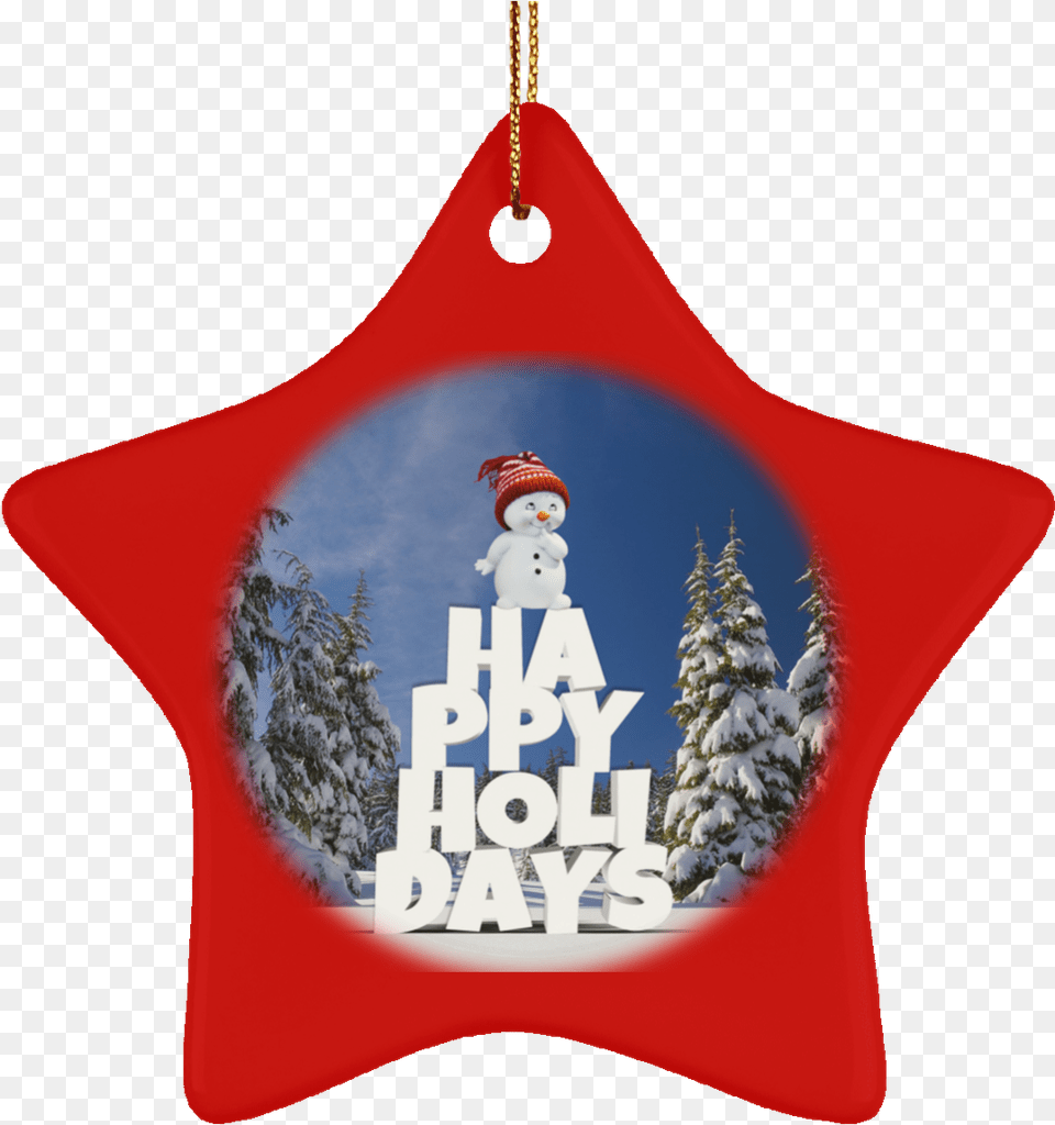 Crafted Ceramic Christmas Tree Ornament Snow Baby Happy Northern Arizona In The Winter, Accessories, Christmas Decorations, Festival Free Transparent Png