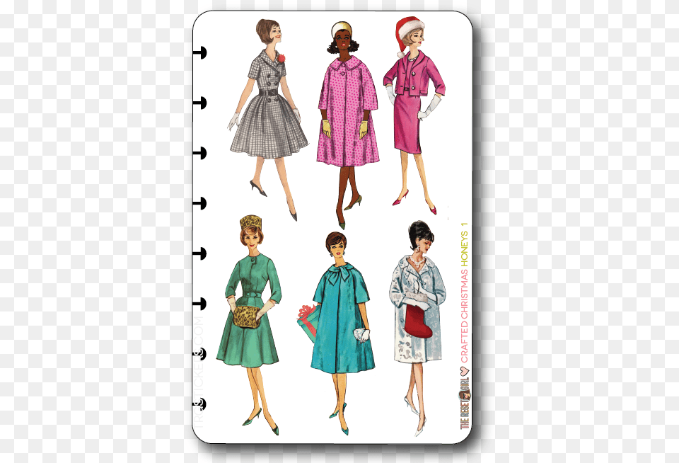 Crafted Christmas Cut Files Only Pattern, Clothing, Coat, Dress, Fashion Free Png