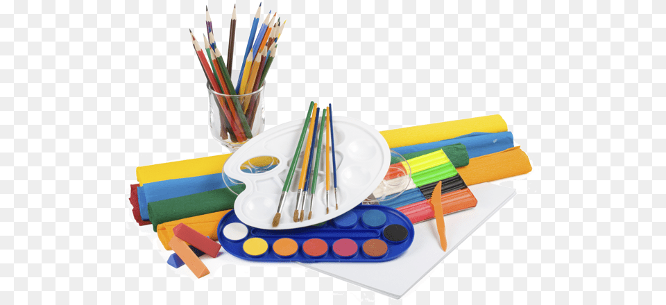 Crafts Images In Collection Crafts, Paint Container, Pencil Png Image