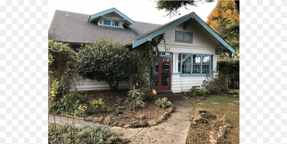 Craftsman Home Near Downtown And Glass Beach Cottage, Architecture, Housing, House, Building Free Png Download