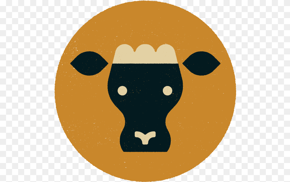 Crafty Cow Dot, Animal, Cattle, Livestock, Mammal Png Image