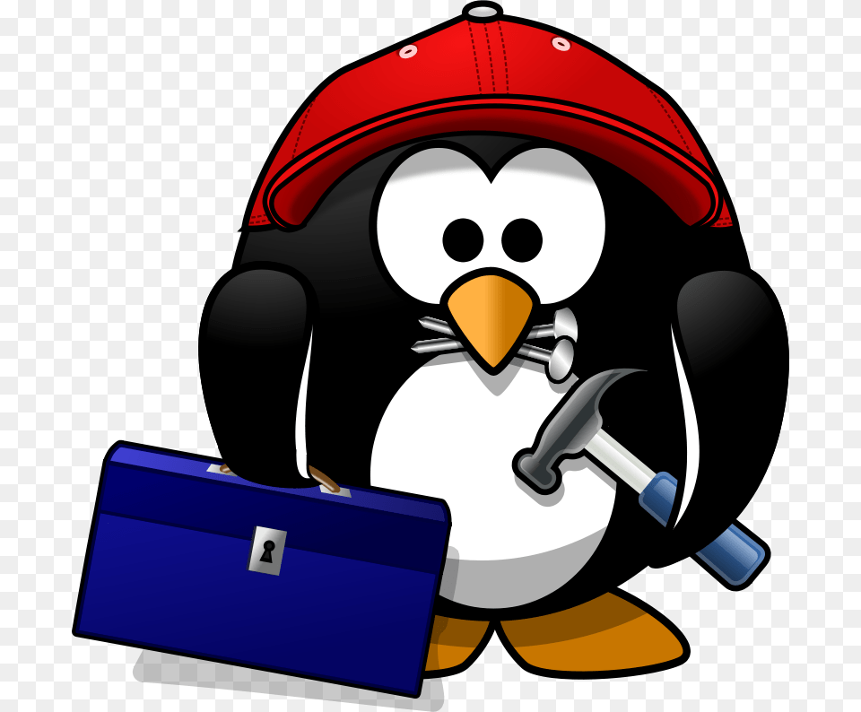 Crafty Penguin, Bag Free Png Download