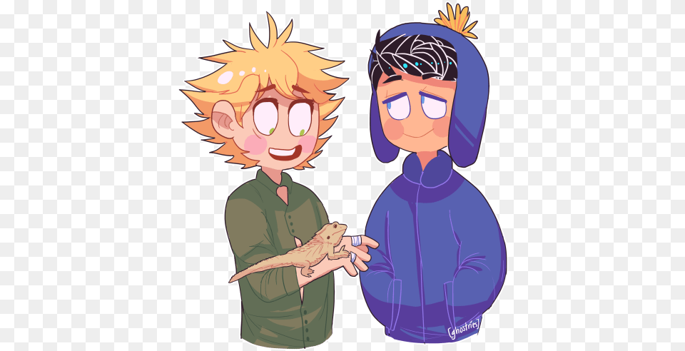 Craig Gets Tweek A Bearded Dragon Fan Art, Book, Comics, Publication, Baby Png Image