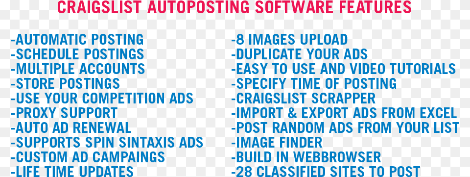 Craigslist Autoposting Tools V1 Telephone Numbers, Text, Computer Hardware, Electronics, Hardware Png