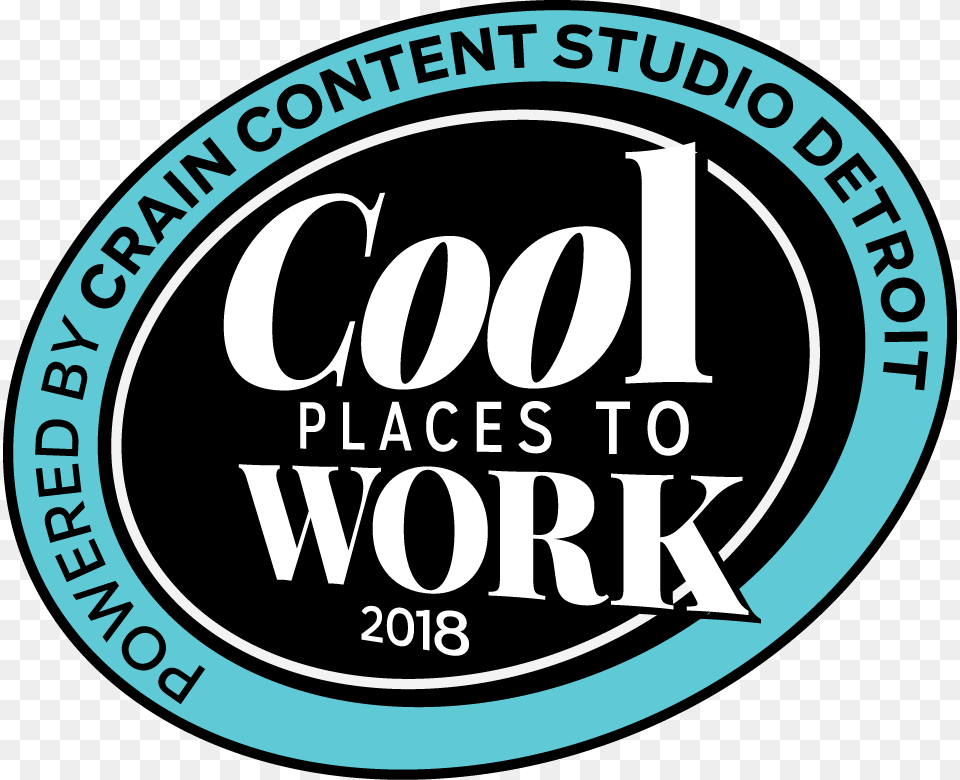 Crains Detroit Cool Places To Work 2018, Logo, Oval Free Transparent Png