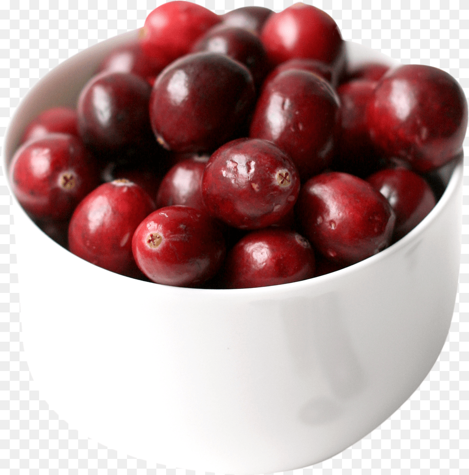 Cranberry In Cup Bowl Of Cranberries, Food, Fruit, Plant, Produce Png Image