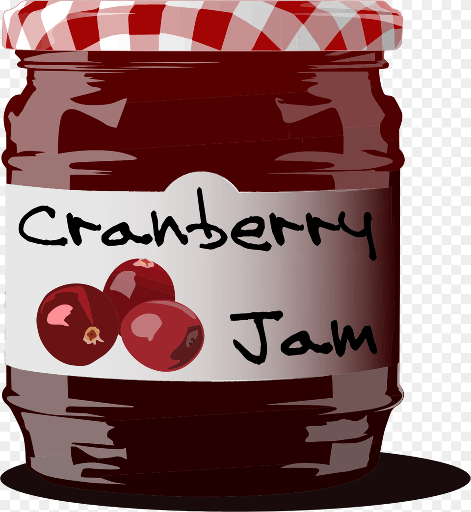 Cranberry Jam Jar Clip Arts, Food Free Png