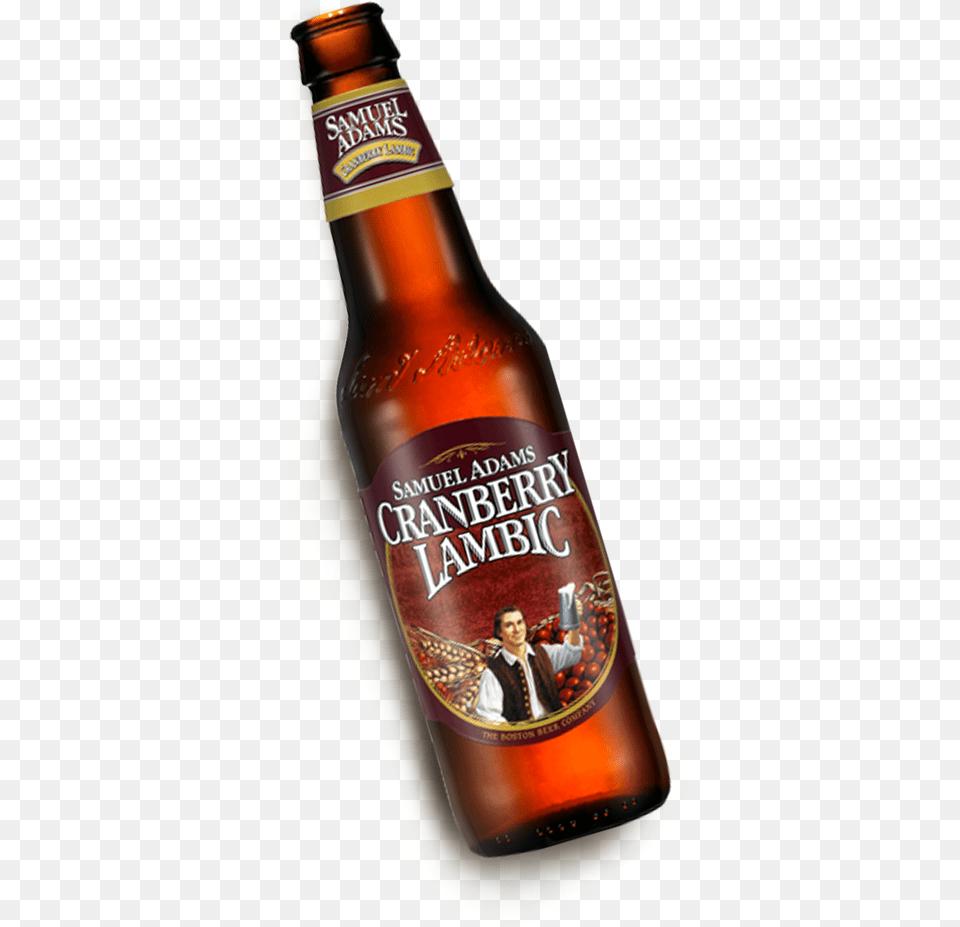 Cranberry Lambic Beer Bottle, Alcohol, Beer Bottle, Beverage, Liquor Png Image