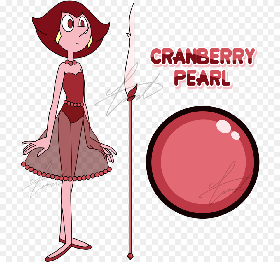Cranberry Pearl By Gustavothehuman Steven Universe Steven Universe Red Pearl, Book, Comics, Publication, Adult Png Image