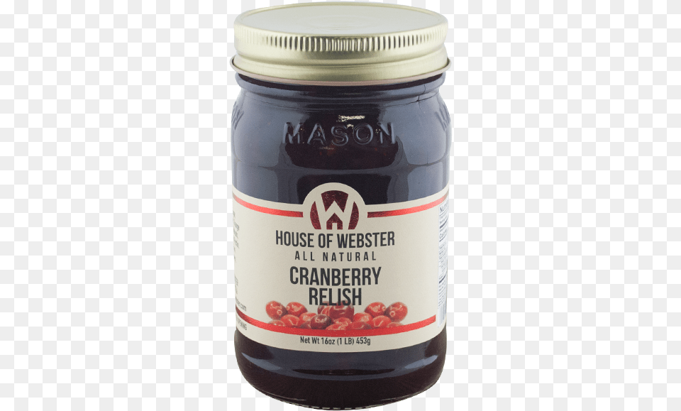 Cranberry Relish Relish, Food, Jam, Can, Tin Free Png Download