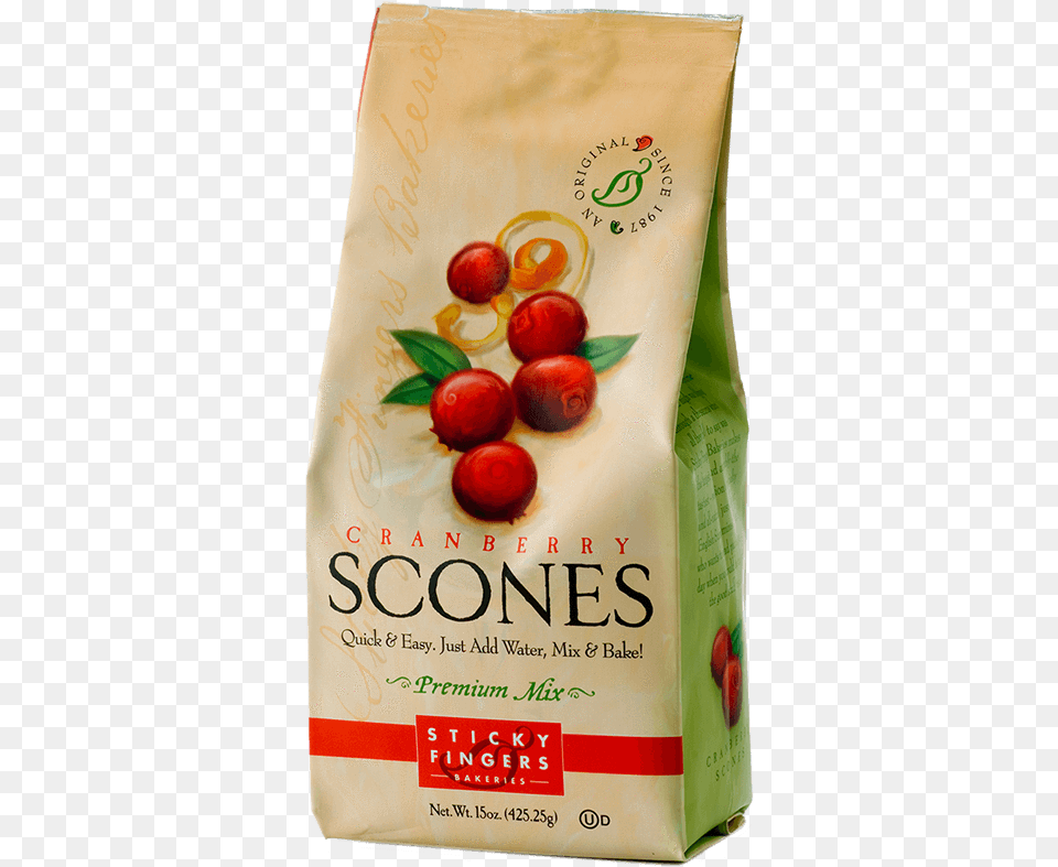 Cranberry Scone Mix Sticky Fingers Scones, Food, Fruit, Plant, Produce Png Image
