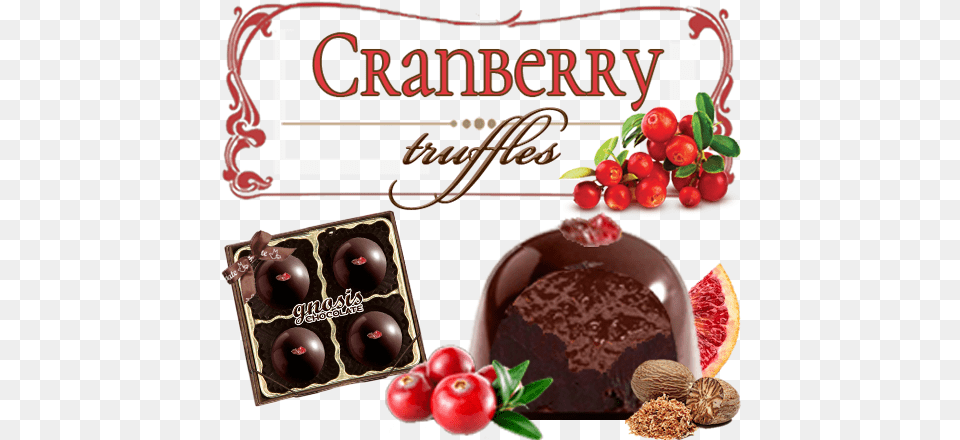 Cranberry U2014 Gnosis Chocolate Cherrey Bus Lines, Food, Fruit, Plant, Produce Free Png