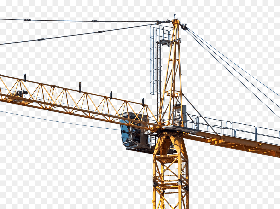 Crane Construction, Construction Crane, Bridge Free Png Download