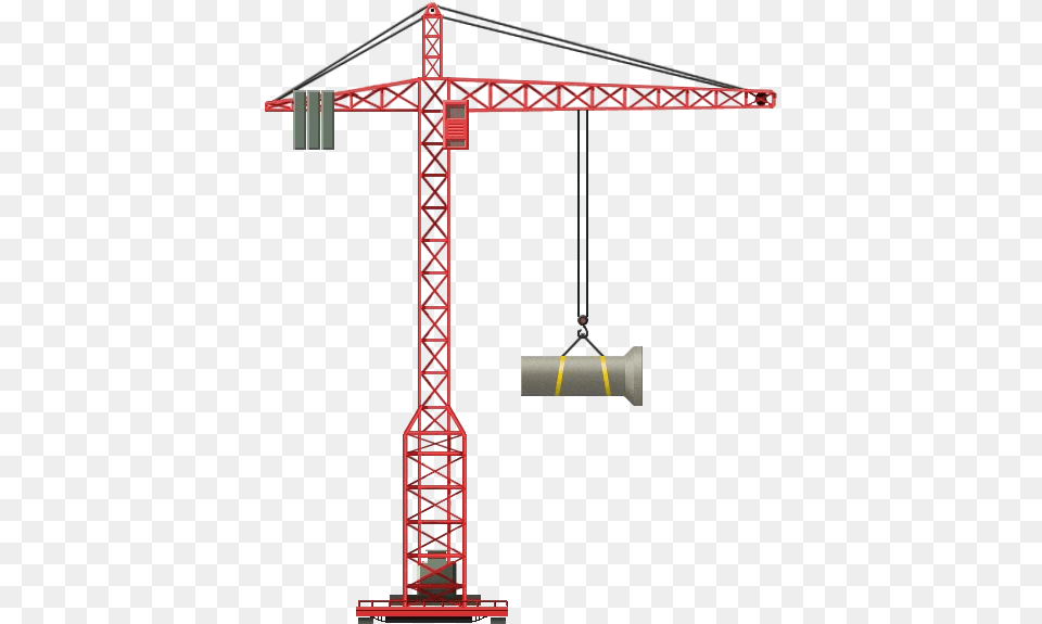 Crane, Construction, Construction Crane, Cross, Symbol Free Png