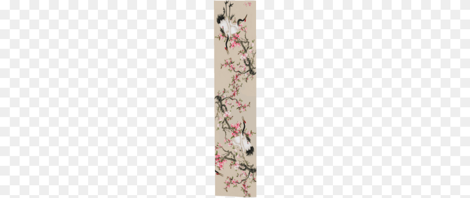 Crane Amp Apple Blossom Scarf Cherry Blossom, Art, Floral Design, Flower, Graphics Free Transparent Png